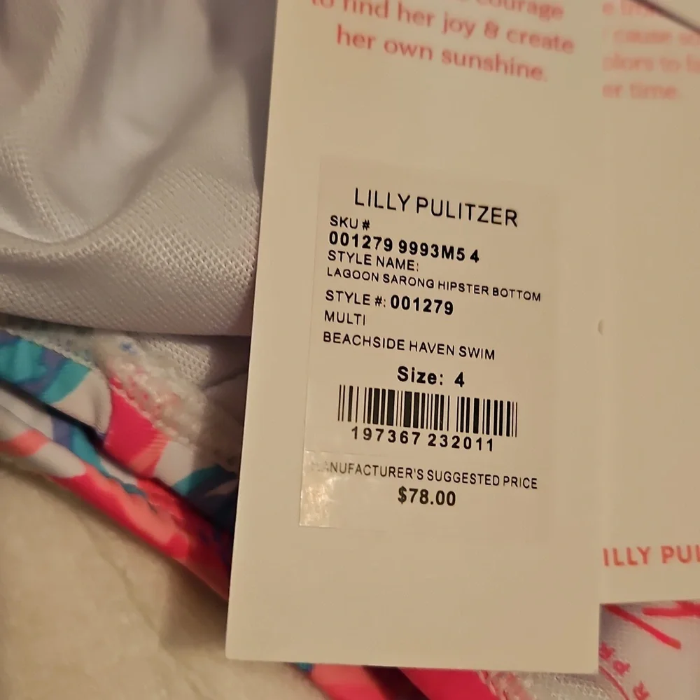 Lilly Pulitzer Colorful Bikini Bottom - Picture 5 of 6